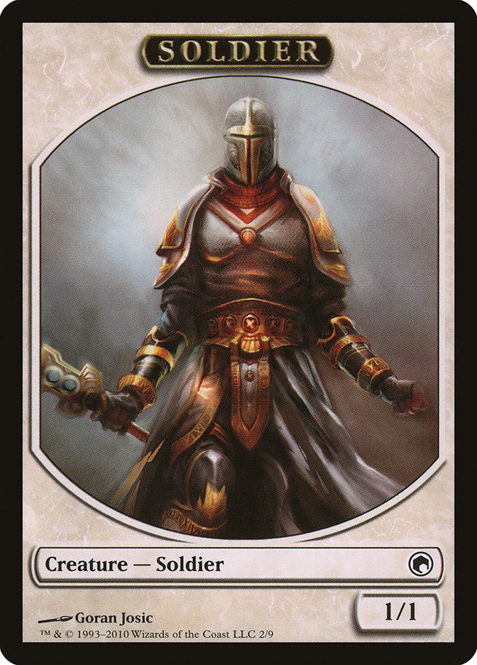 Soldier Token [Scars of Mirrodin Tokens] | I Want That Stuff Brandon