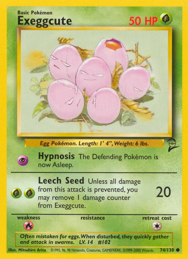 Exeggcute (74/130) [Base Set 2] | I Want That Stuff Brandon