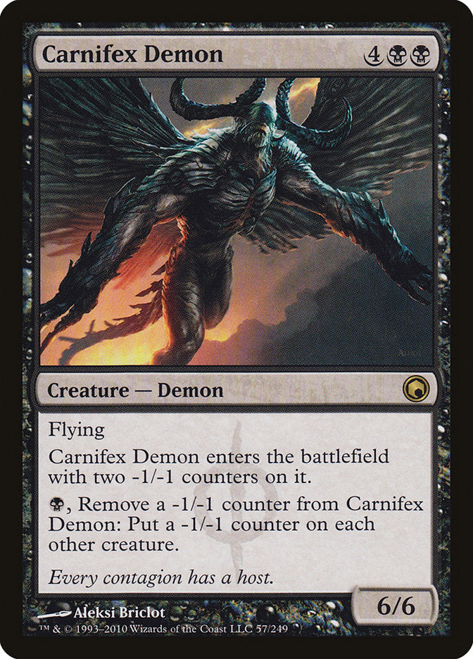 Carnifex Demon [Scars of Mirrodin] | I Want That Stuff Brandon