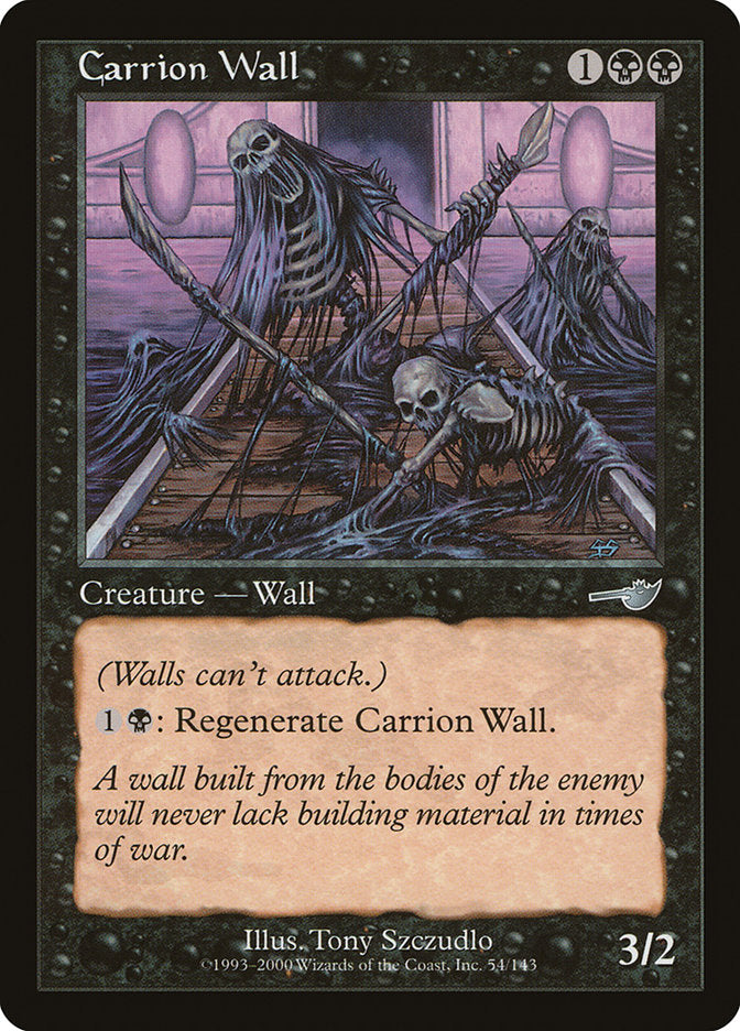 Carrion Wall [Nemesis] | I Want That Stuff Brandon