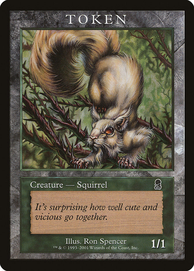 Squirrel Token [Magic Player Rewards 2002] | I Want That Stuff Brandon