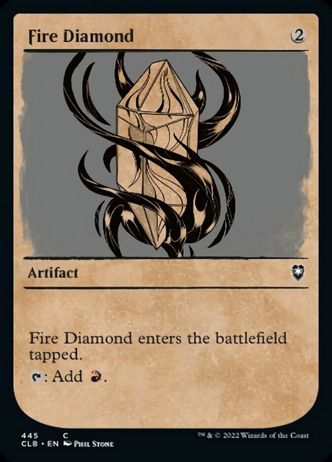 Fire Diamond (Showcase) [Commander Legends: Battle for Baldur's Gate] | I Want That Stuff Brandon