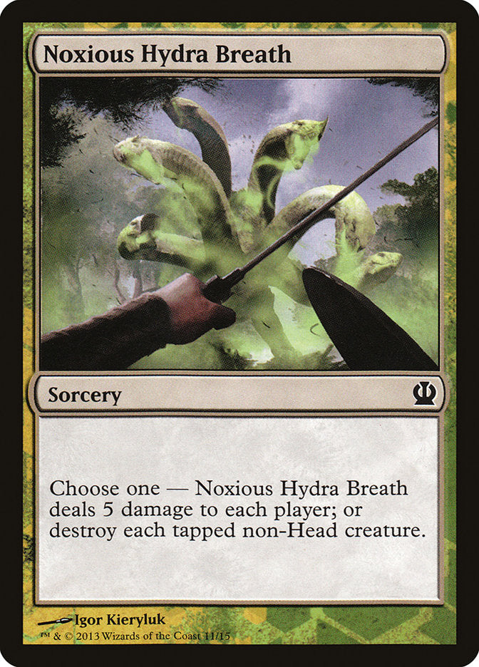 Noxious Hydra Breath [Theros Face the Hydra] | I Want That Stuff Brandon