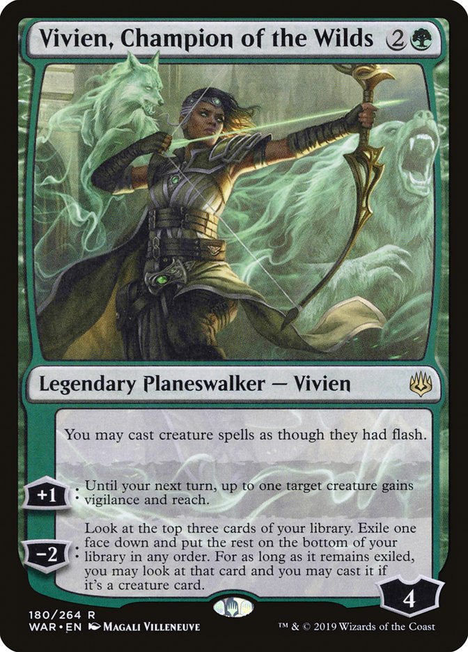 Vivien, Champion of the Wilds [War of the Spark] | I Want That Stuff Brandon