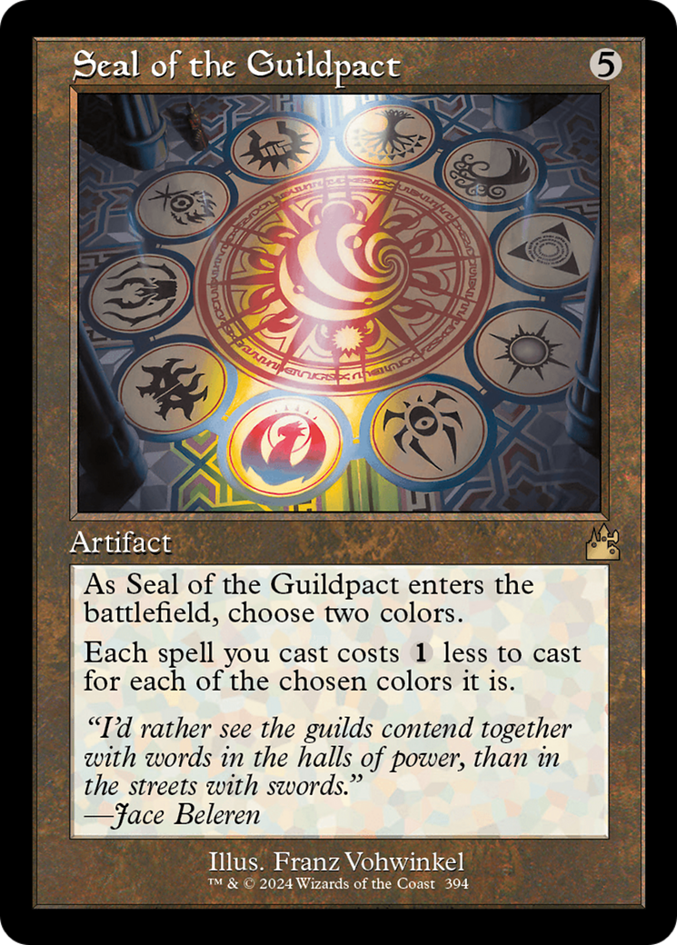 Seal of the Guildpact (Retro Frame) [Ravnica Remastered] | I Want That Stuff Brandon