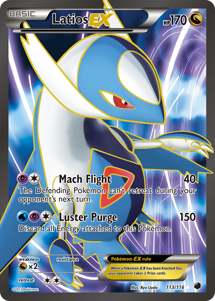 Latios EX (113/116) [Black & White: Plasma Freeze] | I Want That Stuff Brandon