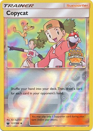 Copycat (127/168) (Regional Championship Promo) [Sun & Moon: Celestial Storm] | I Want That Stuff Brandon