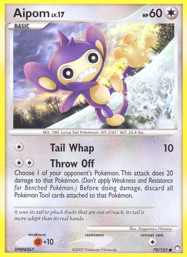 Aipom (70/123) [Diamond & Pearl: Mysterious Treasures] | I Want That Stuff Brandon