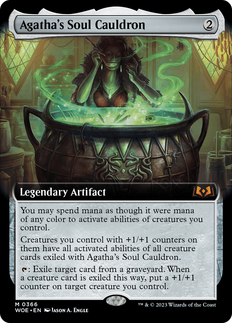 Agatha's Soul Cauldron (Extended Art) [Wilds of Eldraine] | I Want That Stuff Brandon