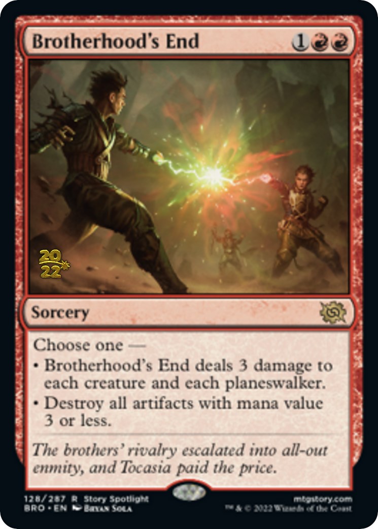 Brotherhood's End [The Brothers' War Prerelease Promos] | I Want That Stuff Brandon