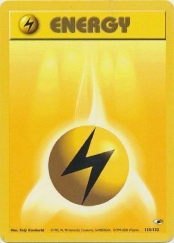 Lightning Energy (130/132) [Gym Heroes Unlimited] | I Want That Stuff Brandon