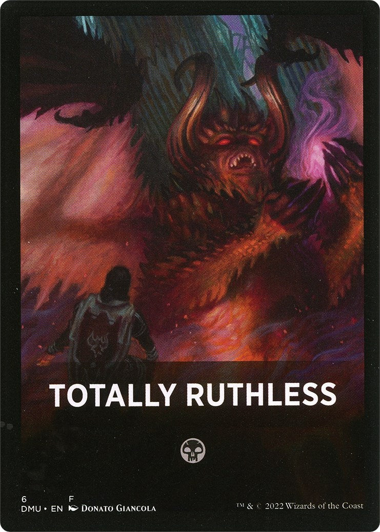 Totally Ruthless Theme Card [Dominaria United Tokens] | I Want That Stuff Brandon