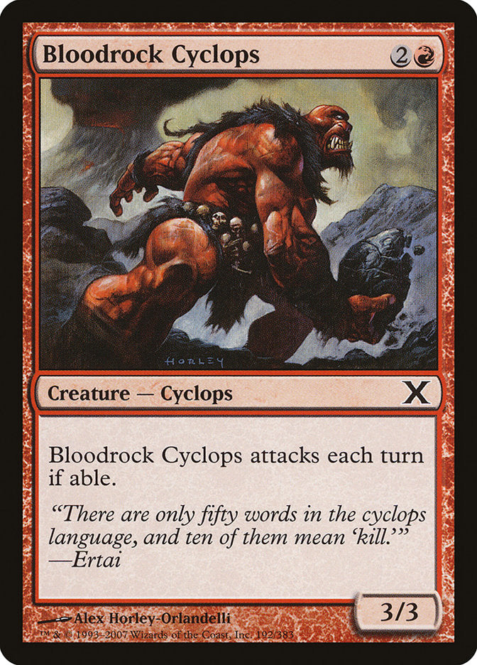 Bloodrock Cyclops [Tenth Edition] | I Want That Stuff Brandon