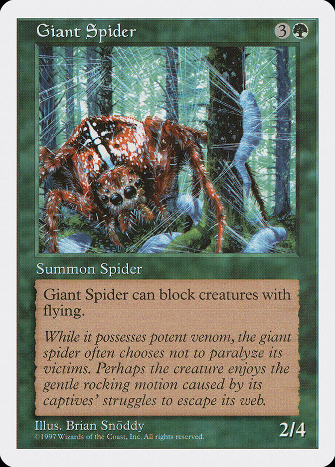 Giant Spider [Fifth Edition] | I Want That Stuff Brandon