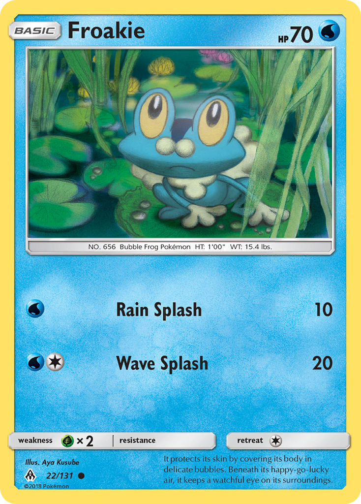 Froakie (22/131) [Sun & Moon: Forbidden Light] | I Want That Stuff Brandon