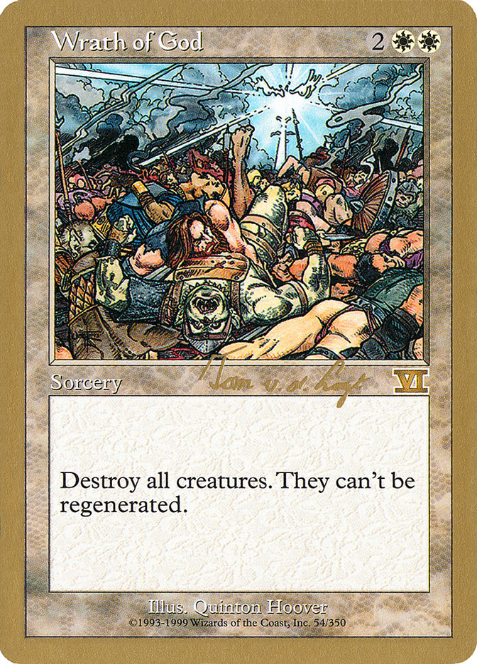 Wrath of God (Tom van de Logt) [World Championship Decks 2000] | I Want That Stuff Brandon