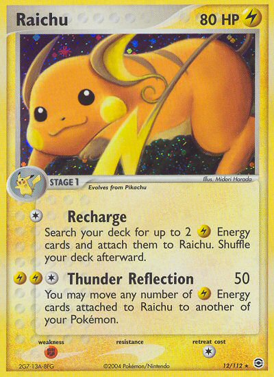 Raichu (12/112) [EX: FireRed & LeafGreen] | I Want That Stuff Brandon