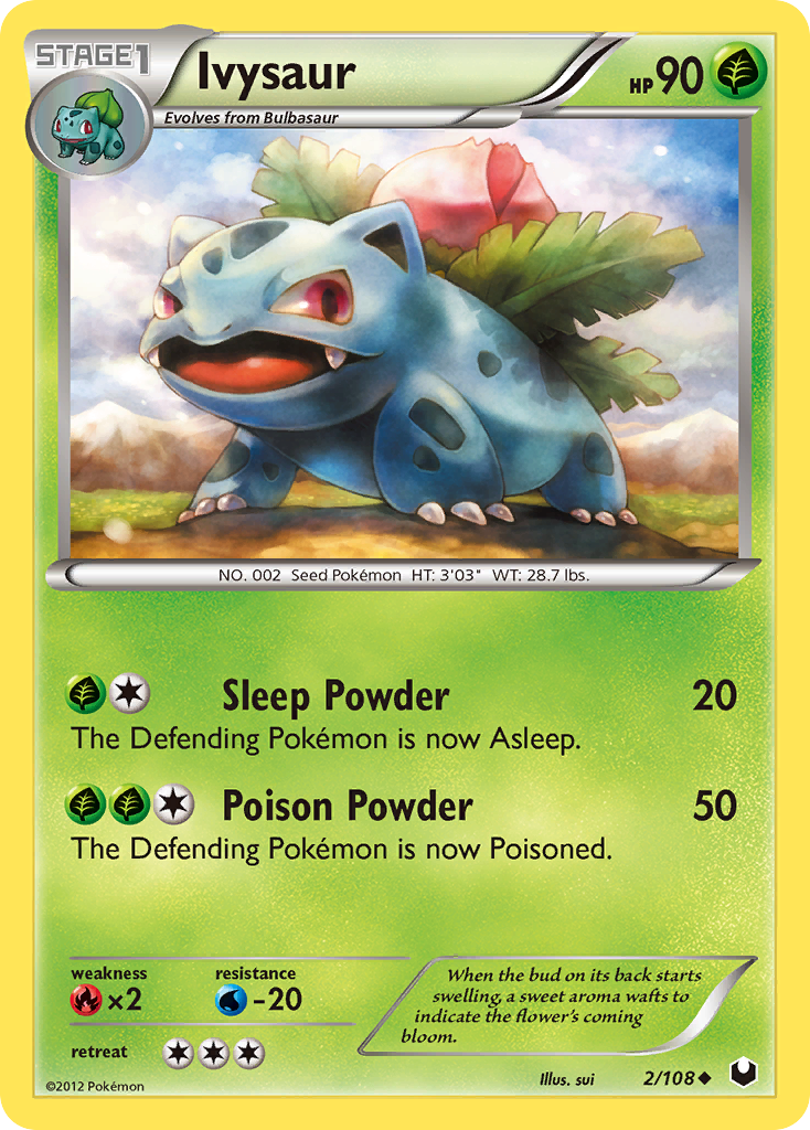 Ivysaur (2/108) [Black & White: Dark Explorers] | I Want That Stuff Brandon