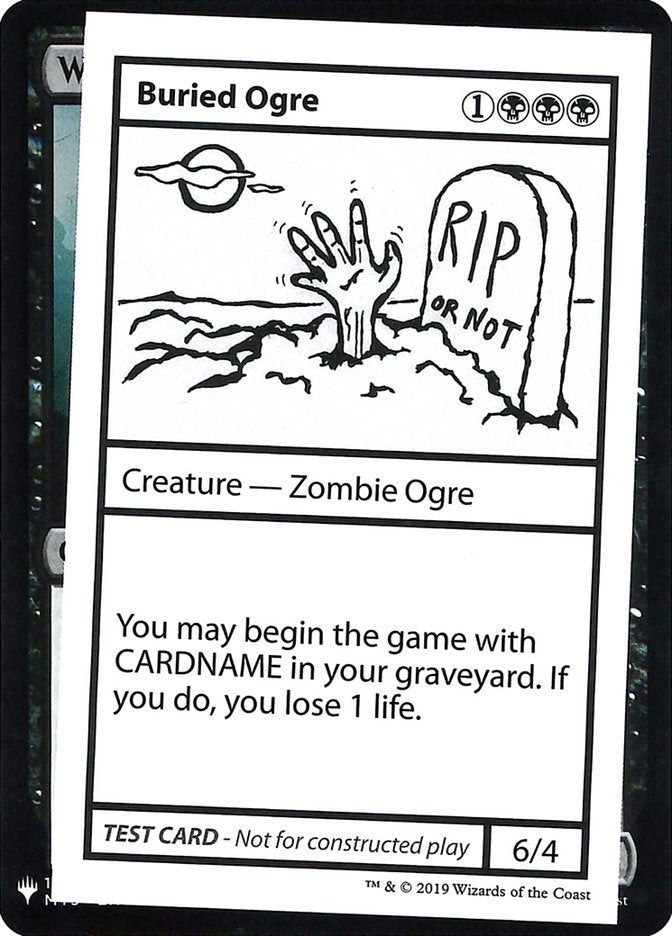 Buried Ogre [Mystery Booster Playtest Cards] | I Want That Stuff Brandon