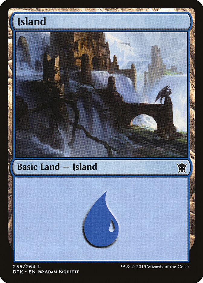 Island (255) [Dragons of Tarkir] | I Want That Stuff Brandon