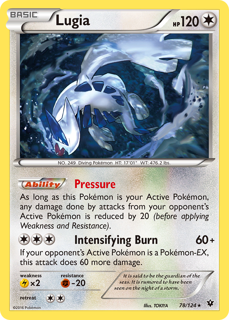 Lugia (78/124) [XY: Fates Collide] | I Want That Stuff Brandon