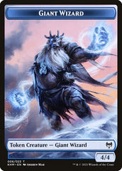 Elf Warrior // Giant Wizard Double-Sided Token [Kaldheim Tokens] | I Want That Stuff Brandon