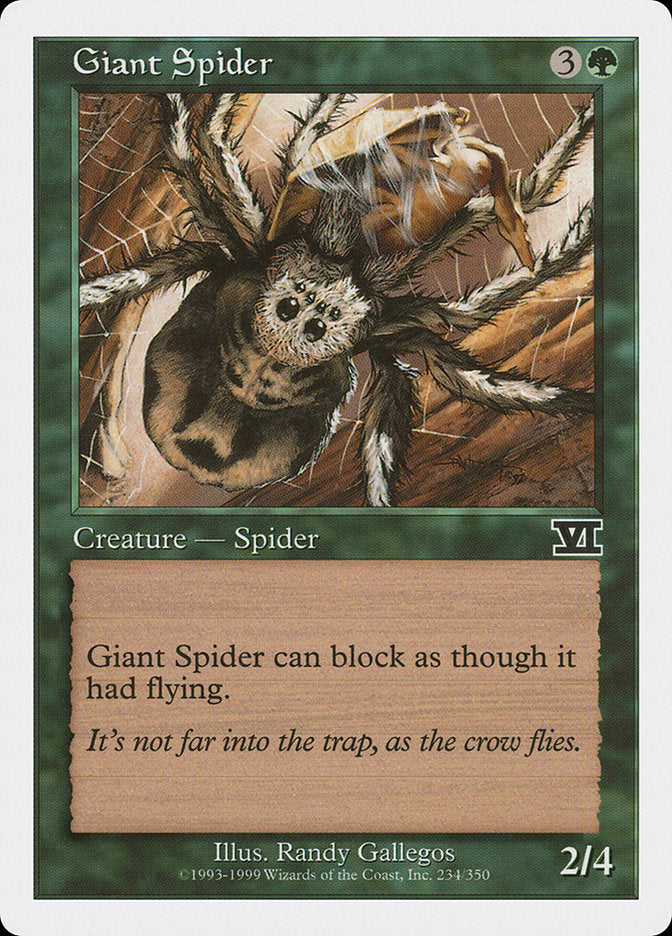 Giant Spider [Classic Sixth Edition] | I Want That Stuff Brandon