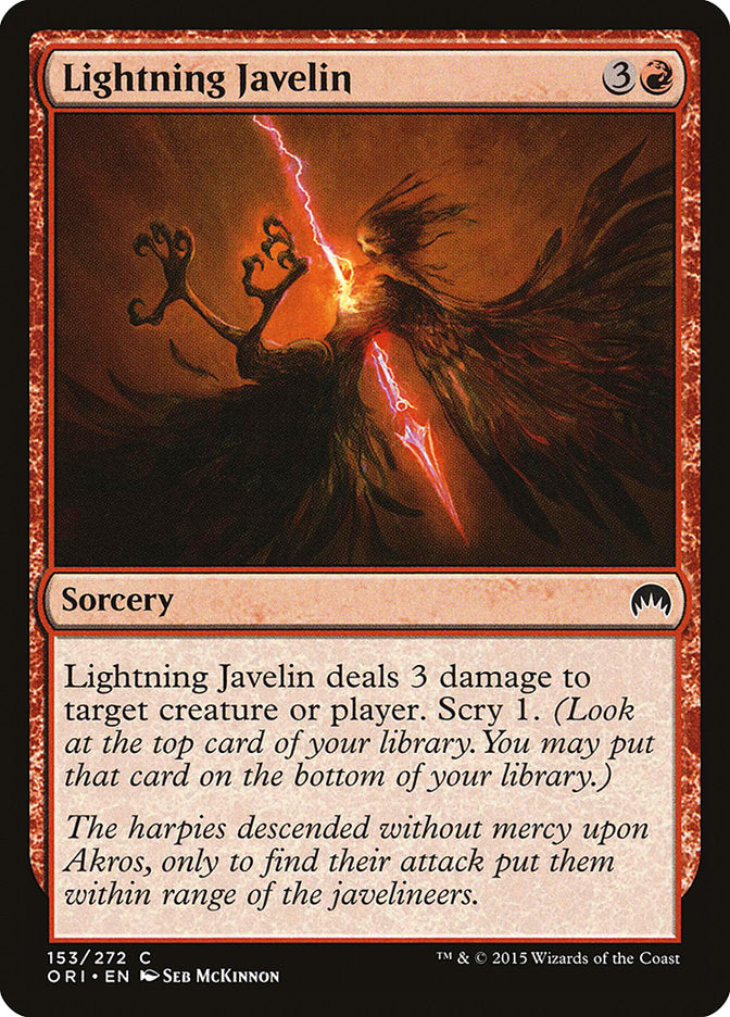 Lightning Javelin [Magic Origins] | I Want That Stuff Brandon