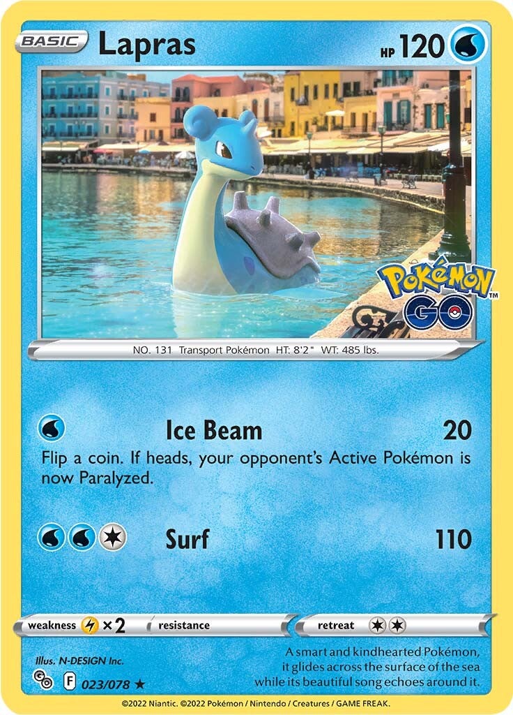 Lapras (023/078) [Pokémon GO] | I Want That Stuff Brandon