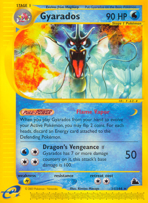 Gyarados (11/144) [Skyridge] | I Want That Stuff Brandon