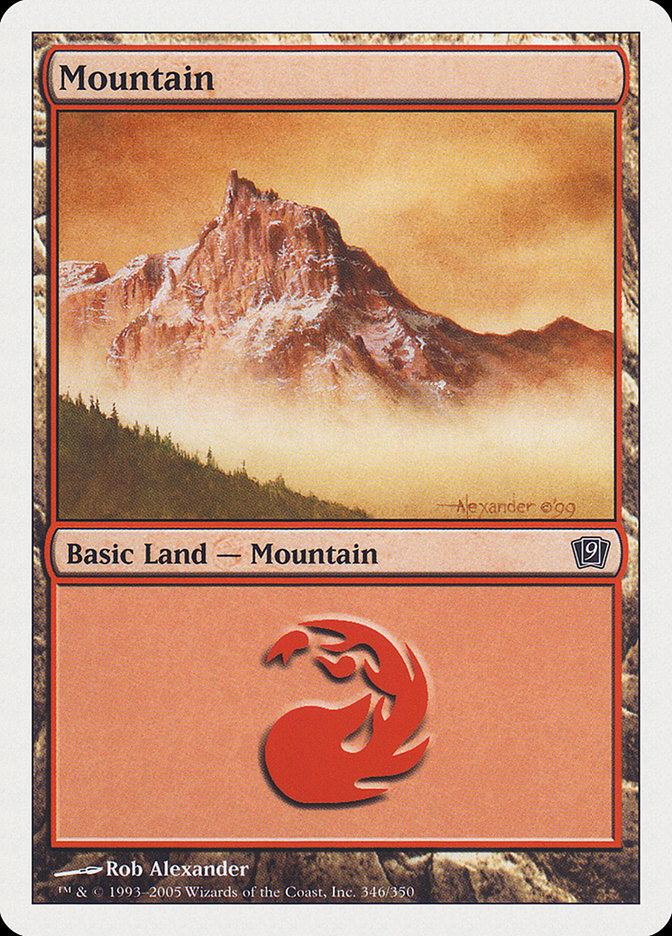 Mountain (346) [Ninth Edition] | I Want That Stuff Brandon