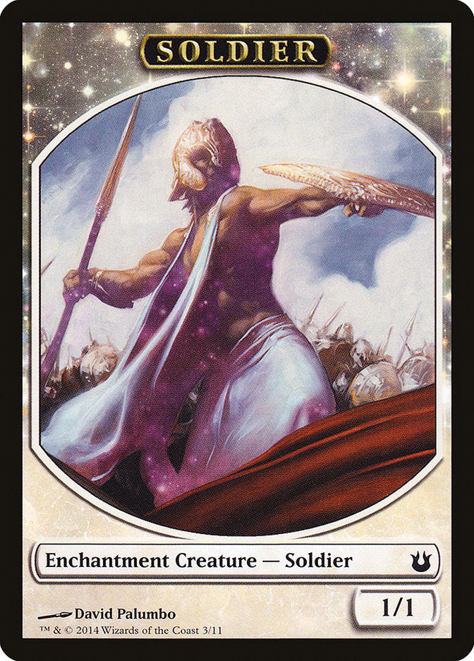 Soldier Token [Born of the Gods Tokens] | I Want That Stuff Brandon