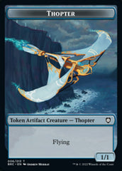 Copy // Thopter (006) Double-Sided Token [The Brothers' War Commander Tokens] | I Want That Stuff Brandon