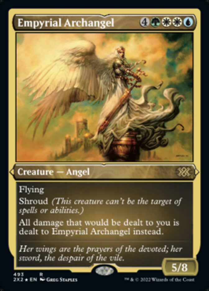 Empyrial Archangel (Foil Etched) [Double Masters 2022] | I Want That Stuff Brandon