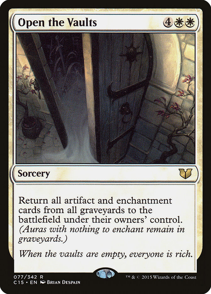 Open the Vaults [Commander 2015] | I Want That Stuff Brandon