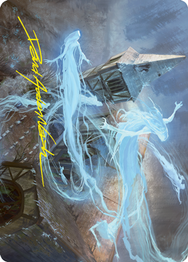 Hallowed Haunting Art Card (Gold-Stamped Signature) [Innistrad: Crimson Vow Art Series] | I Want That Stuff Brandon