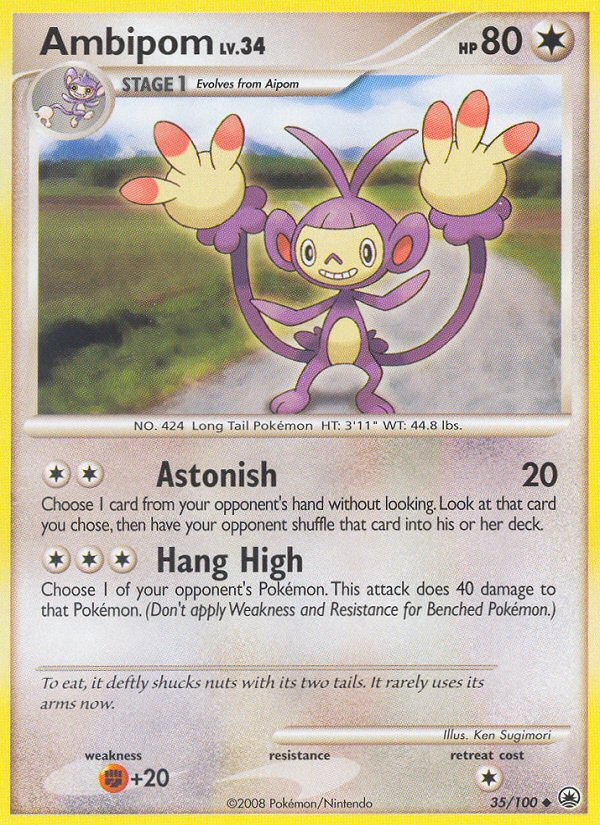 Ambipom (35/100) [Diamond & Pearl: Majestic Dawn] | I Want That Stuff Brandon