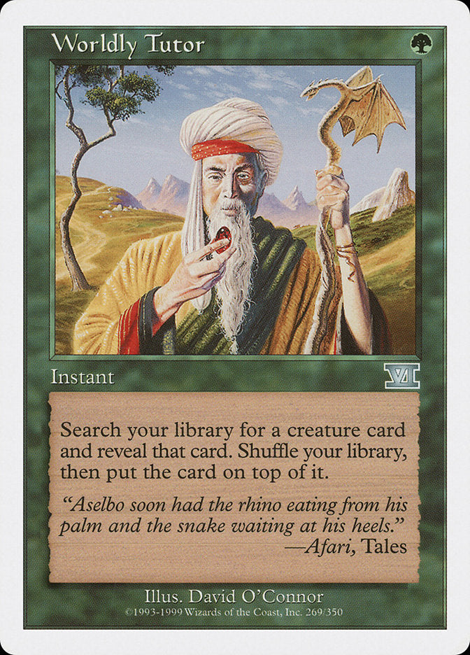 Worldly Tutor [Classic Sixth Edition] | I Want That Stuff Brandon