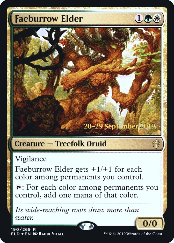 Faeburrow Elder [Throne of Eldraine Prerelease Promos] | I Want That Stuff Brandon