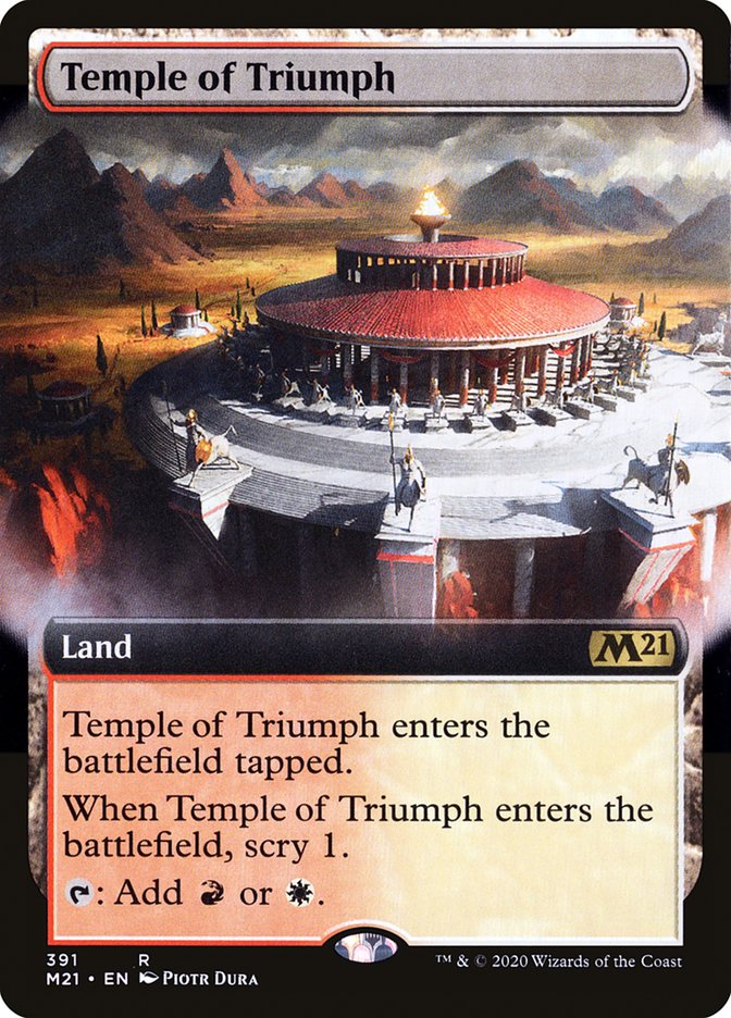 Temple of Triumph (Extended Art) [Core Set 2021] | I Want That Stuff Brandon