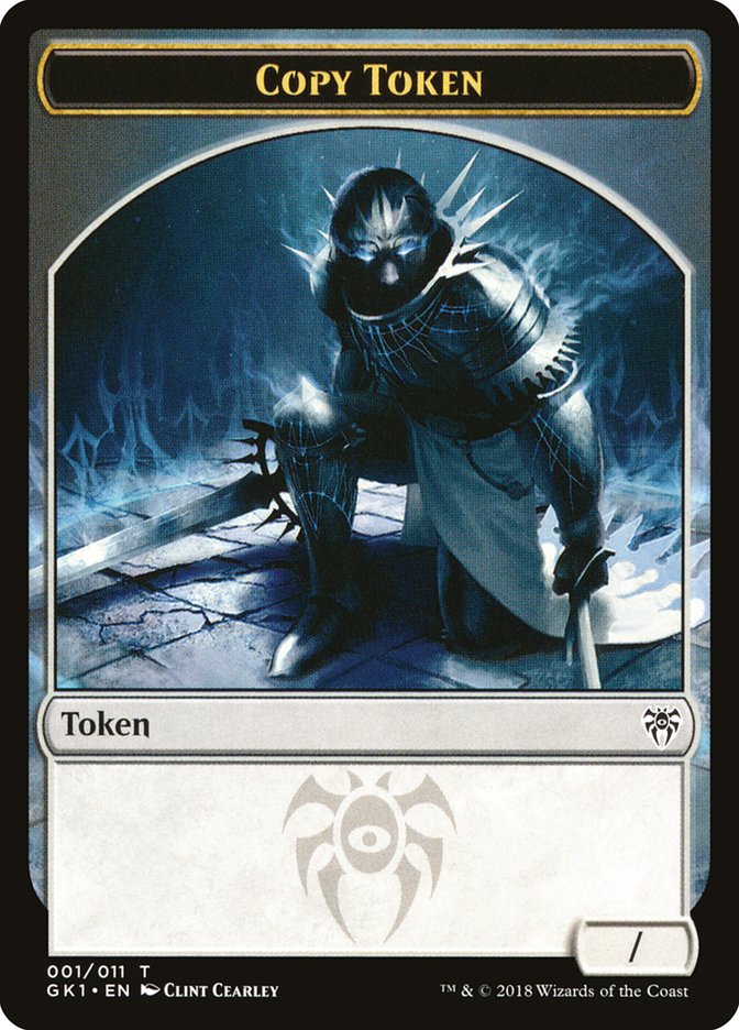 Copy // Horror Double-Sided Token [Guilds of Ravnica Guild Kit Tokens] | I Want That Stuff Brandon