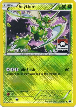 Scyther (4/108) (League Promo 2nd Place) [Black & White: Dark Explorers] | I Want That Stuff Brandon