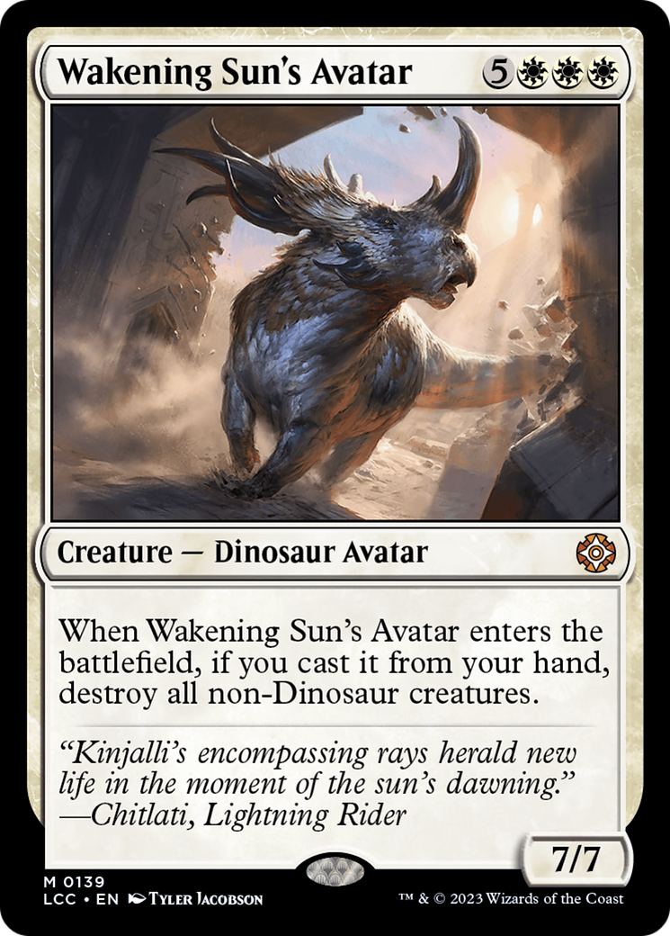 Wakening Sun's Avatar [The Lost Caverns of Ixalan Commander] | I Want That Stuff Brandon