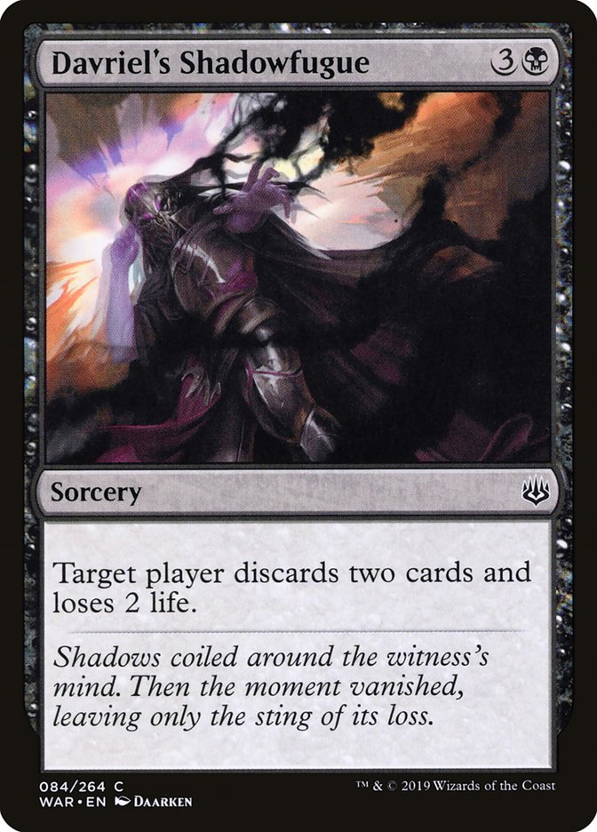 Davriel's Shadowfugue [War of the Spark] | I Want That Stuff Brandon