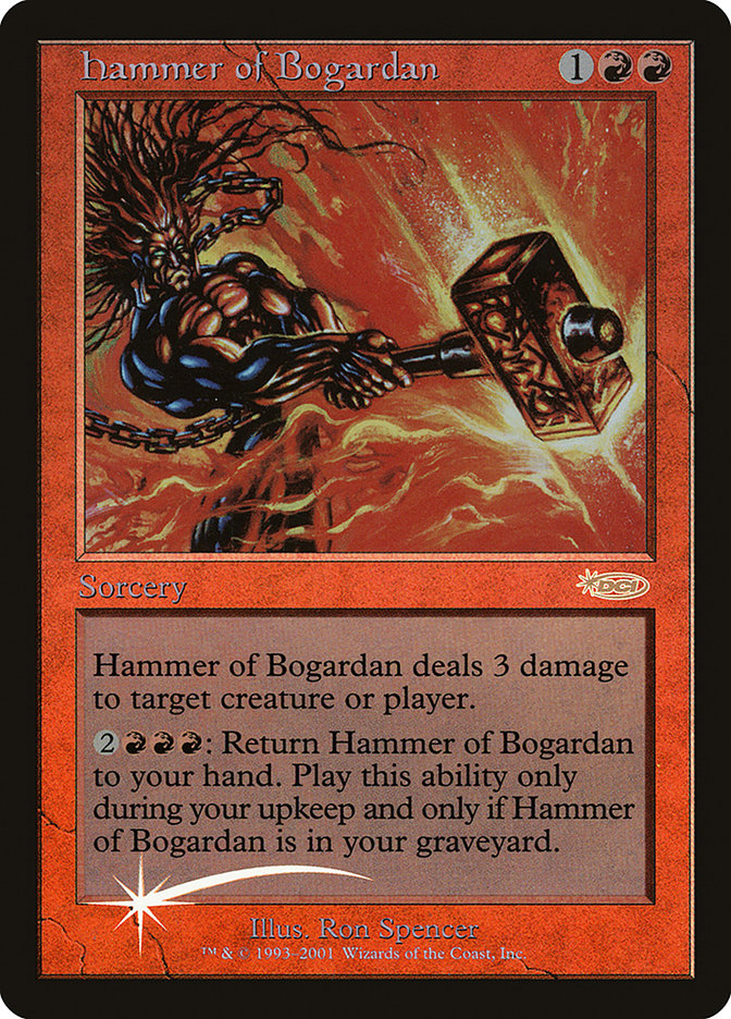 Hammer of Bogardan [Judge Gift Cards 2002] | I Want That Stuff Brandon