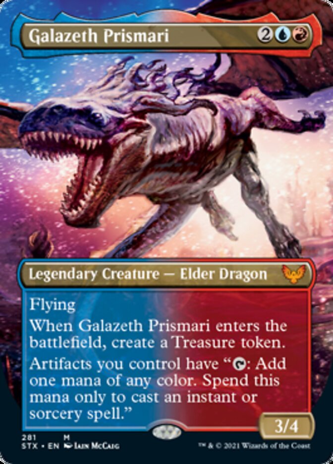 Galazeth Prismari (Borderless Alternate Art) [Strixhaven: School of Mages] | I Want That Stuff Brandon