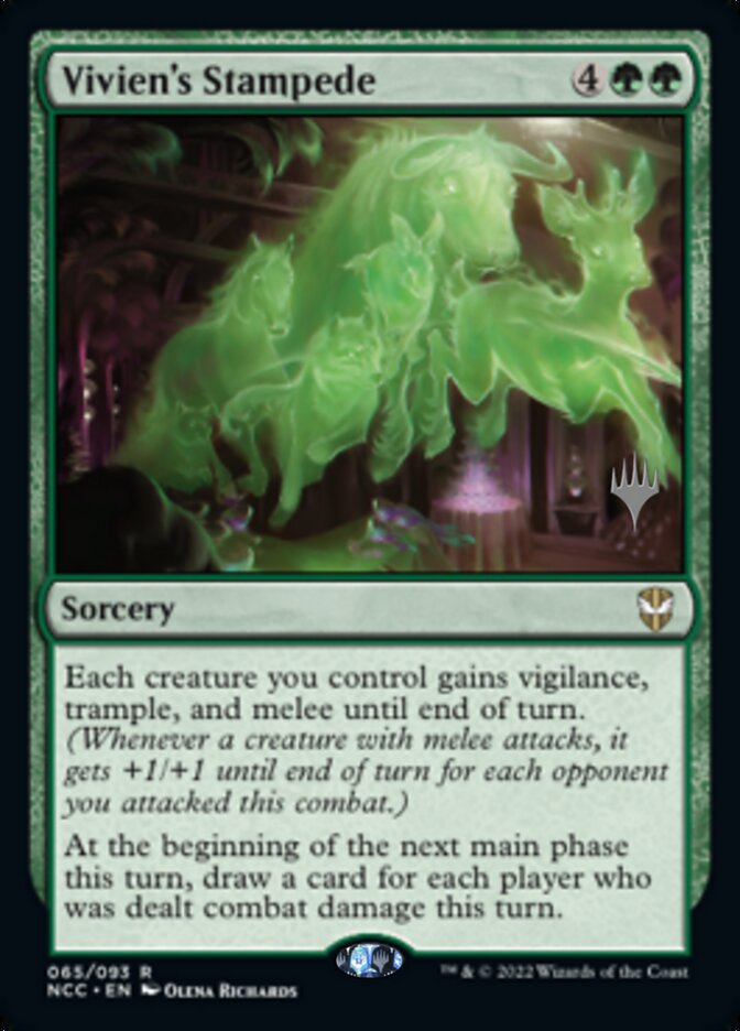 Vivien's Stampede (Promo Pack) [Streets of New Capenna Commander Promos] | I Want That Stuff Brandon