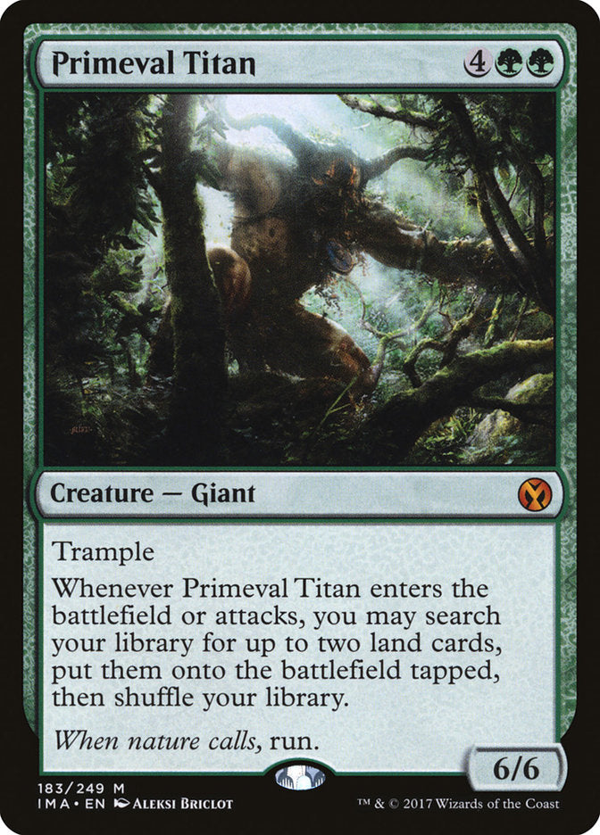 Primeval Titan [Iconic Masters] | I Want That Stuff Brandon