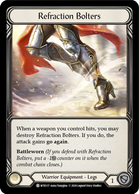 Refraction Bolters [U-WTR117] (Welcome to Rathe Unlimited)  Unlimited Rainbow Foil | I Want That Stuff Brandon