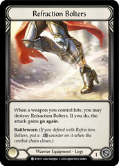 Refraction Bolters [U-WTR117] (Welcome to Rathe Unlimited)  Unlimited Rainbow Foil | I Want That Stuff Brandon